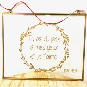 Cadre citation  Isaïe- Taille L